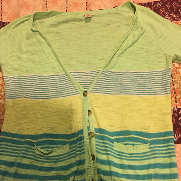 Mossimo Lightweight Button Up Sweater - XL - Picture 1 of 3
